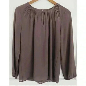 Women's Naked Zebra Taupe Blouse  Size Medium